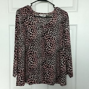 Leopard Print Blouse